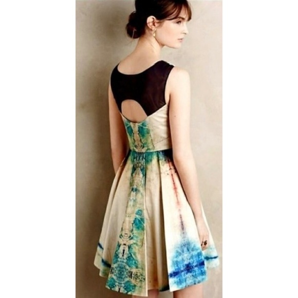 Anthropologie BHANUNI BY JYOTI Villette Dress Fit N’ Flare Beaded Embellished 2 - Picture 8 of 14